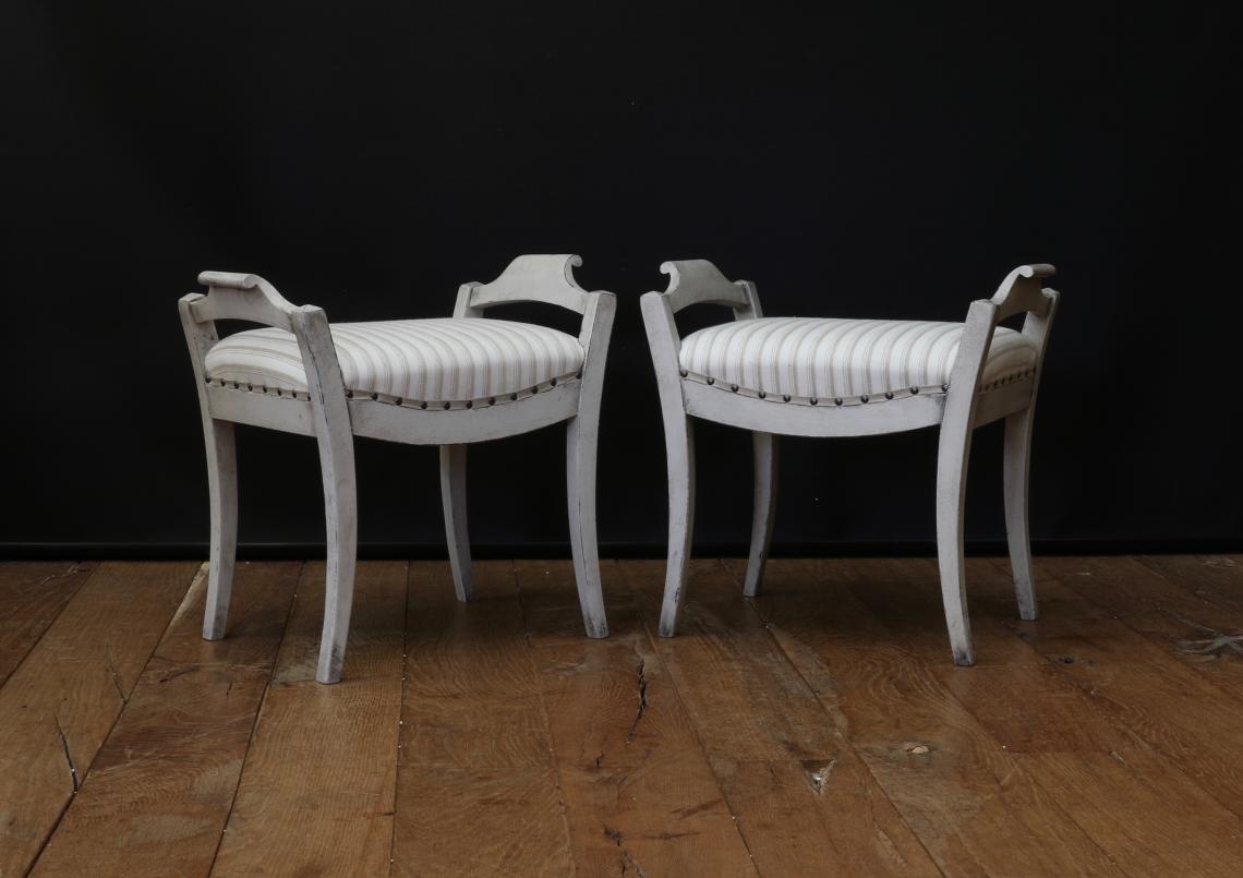 Pair of Swedish Stools